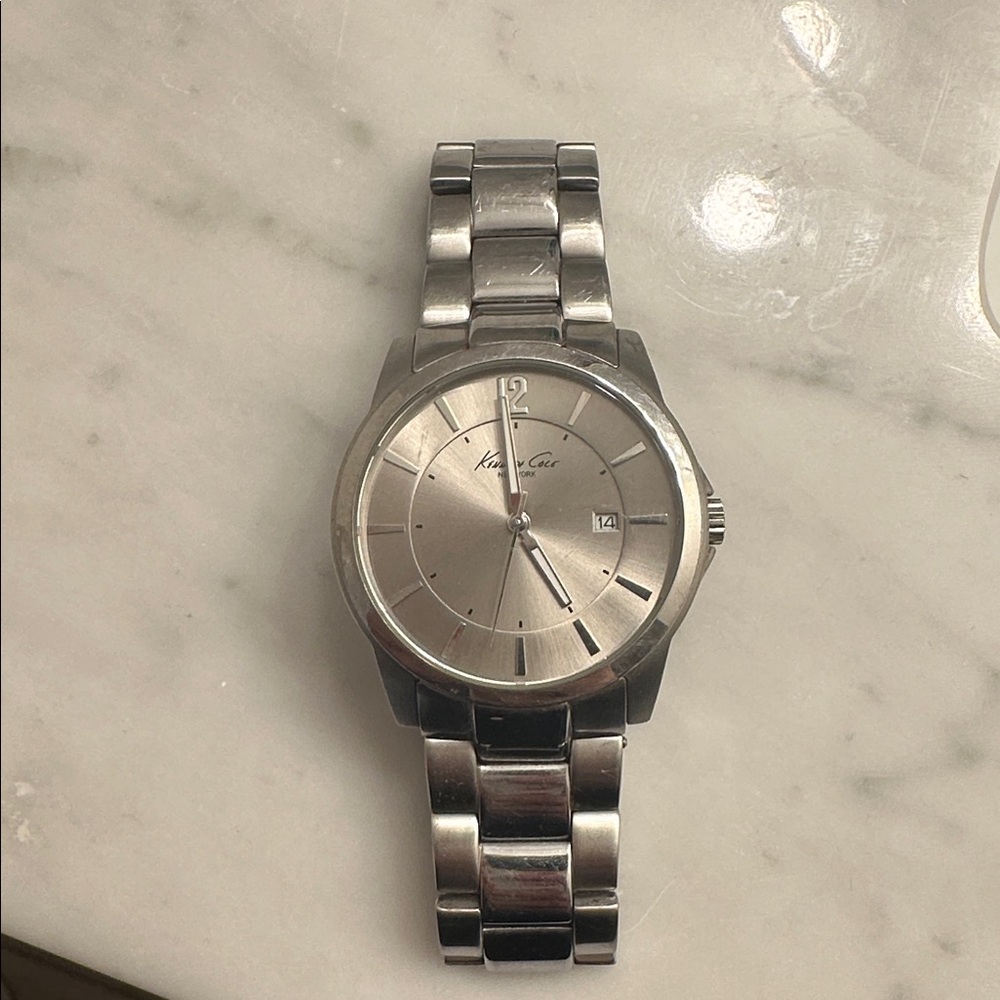 Kenneth Cole Metallic Silver Watch